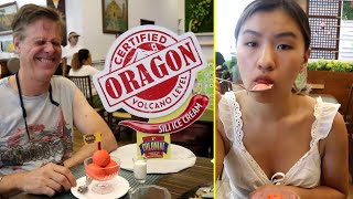 Americans Try CHILI PEPPER ICE CREAM In The Philippines  Original Sili Ice Cream 1st Colonial [upl. by Imojean859]