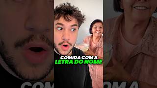 comida com inicial do nome livedobrino humor MundinhoBrino [upl. by Lemraj]