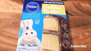 Pillsbury Moist Supreme Golden Butter PREMIUM CAKE MIX [upl. by Onitnas]