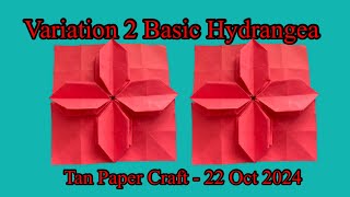 Tutorial ke 28  Tessellation Flower Basic Hydrangea Pattern A variation 2 [upl. by Aihsakal812]