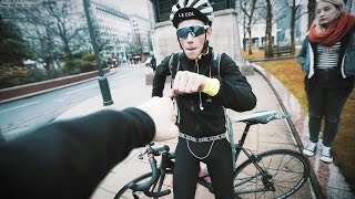 ANGRY CYCLIST ROAD RAGE [upl. by Kylah22]