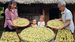 How to make cakes from yellow sweet potatoes  Soft and Chewy for sale  Build a farm  Ly Phuc Binh [upl. by Zaneta]