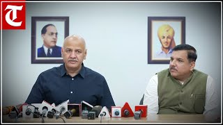 Live AAP leaders Manish Sisodia and Sanjay Singh hold press conference after CM Kejriwal gets bail [upl. by Uri]