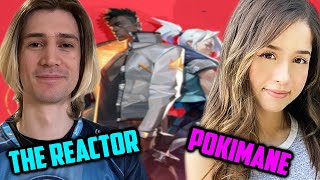 THE DEADLIEST DUO  xQc and Pokimane DESTROY in Valorant [upl. by Blake]