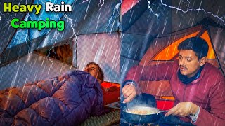 Solo Camping In The Heavy Rain  Rain Camping India  Unknown Dreamer [upl. by Chon]