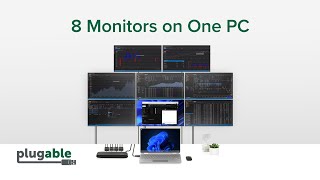 How to Easily Connect Up to 8 Monitors to a Windows Computer [upl. by Arvonio]