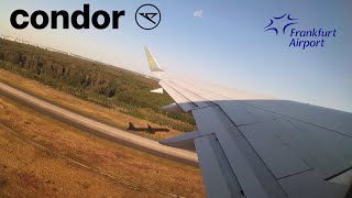 Boeing 757300  Condor  Takingoff from Frankfurt Airport 4K [upl. by Irolam]