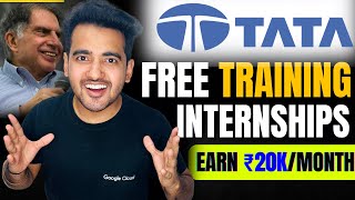 TATA Free Internships Online Training  For College Students amp Graduates  Online Internship [upl. by Okramed231]