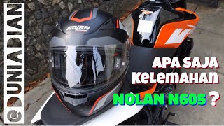 Review Helm Nolan N605 Terbaru l Unboxing amp Review Nolan N605 Fullface Helmet [upl. by Eirrok376]