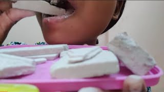 short video Hard slate pencil eating [upl. by Anayaran]