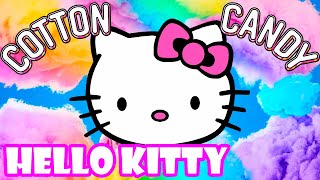 🐱 Magic Cotton Candy HELLO KITTY with the Russian Alphabet Song 🍭 [upl. by Walkling841]