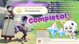 GUIDA COMPLETA di Laiutante affidabile  PERFEZIONISTA  Genshin Impact achievement [upl. by Slohcin]