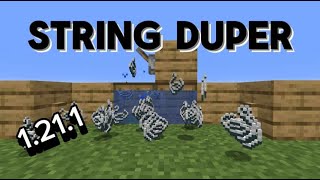 HOW TO MAKE A STRING DUPER Minecraft Java 1211 Tutorial [upl. by Reichert]