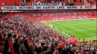 60 Minute Glazers Out Sit In Protest after Man Utd 32 Forest [upl. by Ellerahc]