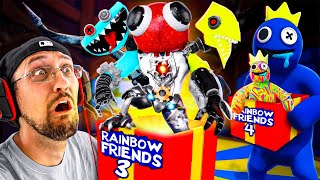 Rainbow Friends Chapter 3 amp 4 comes EARLY Blue Surprises FGTeeV in Roblox [upl. by Atnuahs960]