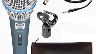 Beta 58A Microphone Review [upl. by Eleonora220]