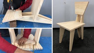 ¡Construye esta Silla Moderna en 3 Pasos Fáciles 🪑✨ [upl. by Marola]