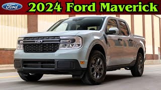 Ford Maverick Lariat Hybrid Review 2024  Ford Maverick Hybrid Interior 2024 [upl. by Yusuk9]