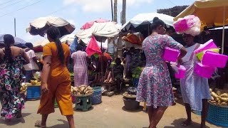 NEW AFRICA CITY MARKET TEMA GHANA ACCRA [upl. by Aramad]