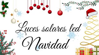 quotLuces Solares RGB para Exterior – Decora tu Hogar con Colores Brillantes y Eficiencia Energética 🎄quot [upl. by Adirahs]