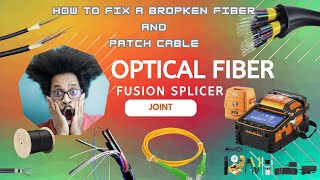 How To Make Optical fiber Joint  How To Make Fiber Patch Cable Joint In Telugu By Bangalore Pillodu [upl. by Akcirred]