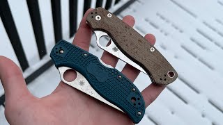 Spyderco Parmilitary 2 VS Stretch 2 [upl. by Enyledam]