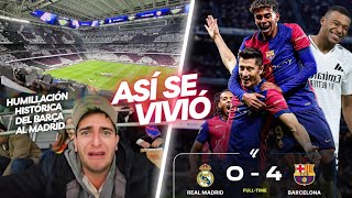 🔥 Así se vivió en el BERNABÉU REAL MADRID 04 FC BARCELONA  RIDÍCULO HISTÓRICO  26 octubre 2024 [upl. by Hortensa]