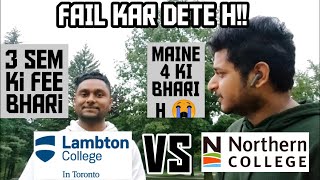 LAMBTON COLLEGE REVIEW VS NORTHERN COLLEGE lambton college toronto colleges of canada [upl. by Inimod]