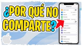 Por Qué mi iPhone no Comparte Internet ✅ [upl. by Eissed]