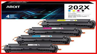 202X HighYield Toner Cartridges Replacement for HP 202A CF500X CF500A [upl. by Mailliwnhoj536]