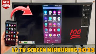 How To Screen Mirroring LG Smart Tv 2023  Webos Smart Tv Screen Cast  Magic Remote Tv Demo [upl. by Mossberg]