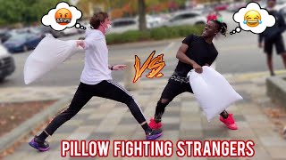 Pillow Fighting Strangers in Public 🤕 Atlanta Mall Edition i think part 5 [upl. by Bambi]