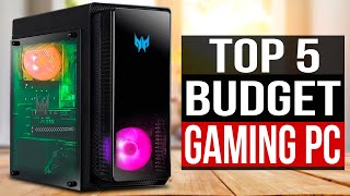 TOP 5 Best Budget Gaming PC 2024 [upl. by Neerihs776]