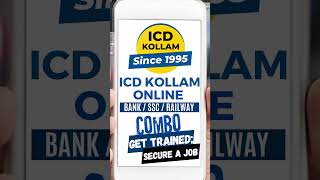 ICD KOLLAM  No1 BankSSC Coaching Centre  Next Admission on July 14 2024  Online [upl. by Nahsor]