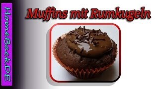 Muffins  Muffin Rumkugeln Rezepte  Backanleitung von HomeBackDE [upl. by Brower]