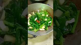 Pui shake kochur recipe short  video [upl. by Iveksarap]