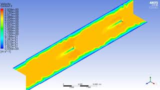 Hydrokinetic Turbine with Ansys Fluent 192 using 6 DOF setup [upl. by Heddie91]