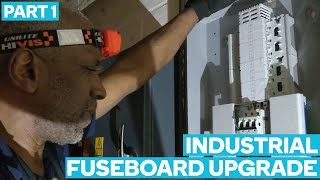 Industrial Consumer Unit Upgrade Part1  Father amp Son Electrician Team In London Vlog 5 [upl. by Helbonia]