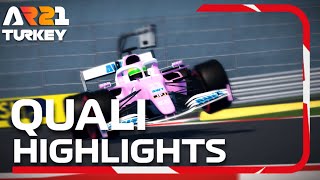 Qualifying Highlights  AR21 Turkish Grand Prix  RoRacingcom [upl. by Susumu]