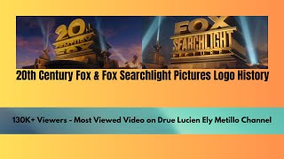 20th Century Fox amp Fox Searchlight Pictures Logo History [upl. by Fariss39]