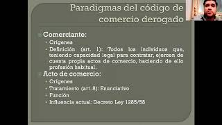 Clase 7  Paradigmas del derecho comercial [upl. by Jonny462]