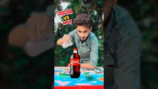 CocaCola VS Milk New Experiment Challenge 🤯 [upl. by Kurzawa]