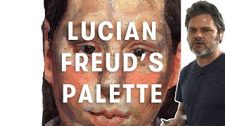 How Lucian Freud Mixed His Paints Palette and Color Study of Frances Costello 2002 [upl. by Airec]