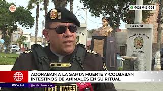 Delincuentes adoraban a la Santa Muerte y hacían rituales [upl. by Rafferty]