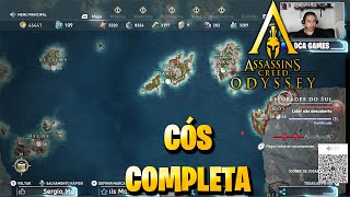 ASSASSINS CREED ODYSSEY  CÓS COMPLETA 100  TODOS BAÚS E SEGREDOS [upl. by Emmerich835]