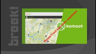 Komoot Route abkürzen und anpassen [upl. by Lothar220]