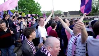 Dulwich Hamlet fans in action [upl. by Oiramad341]