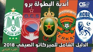 الميركاتو الصيفي 2018 لأندية الرجاء  أسفي  الجيش  نهضة بركان و سريع واد زم [upl. by Fanning346]