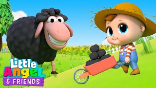 Baa Baa Black Sheep  Classic Nursery Rhyme  Little Angel And Friends Kid Songs [upl. by Isaak66]