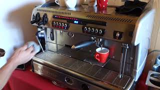 La Spaziale S5 Siebträger Espresso Maschine Autosteam [upl. by Dlorej]